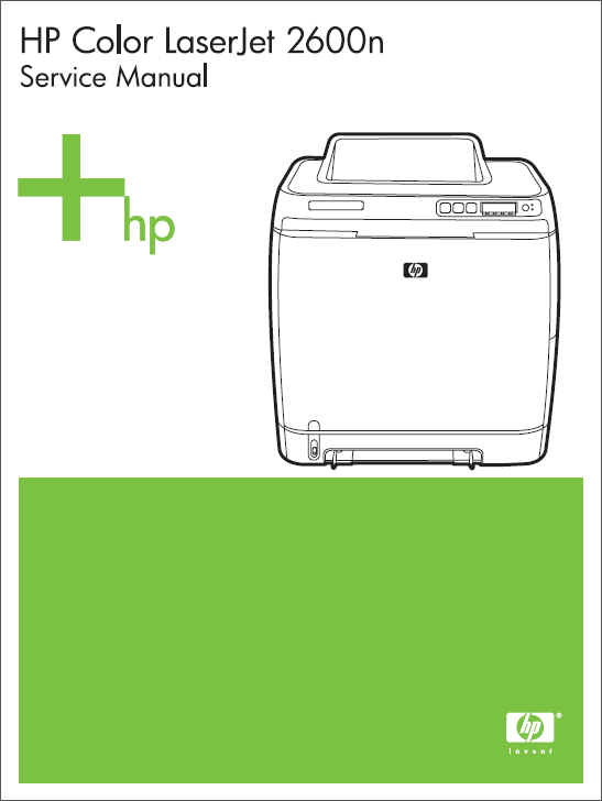HP Color LaserJet 2600n Service Manual-1